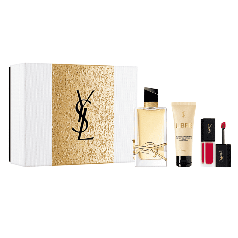 Set Nước Hoa Nữ Yves Saint Laurent YSL Libre EDP Set 3 Món (90ml + Body Lotion 50ml + Son 208)