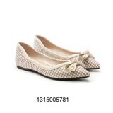  Giày Đế Bằng Dáng Búp Bê Họa Tiết Caro Cổ Điển Nữ Tính Exull Mode 1315005781 