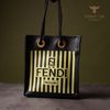 Túi Tote Mini Fendi Fazzuolo Rare Vintage Striped Canvas - TTA1302