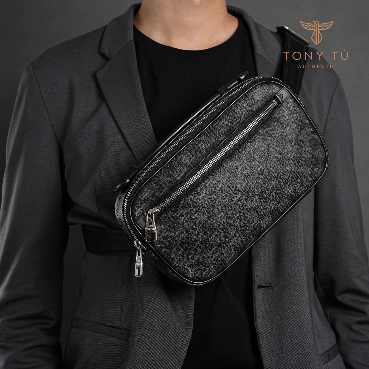 Trio Messenger Bag Luxury Monogram Eclipse Canvas Brown LOUIS VUITTON #2 Trio Messenger Bag Luxury Monogram Eclipse Canvas Brown LOUIS VUITTON
