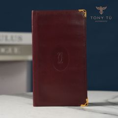 Ví Cartier Bordeaux Red Calfskin - TTA1684