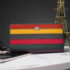 Ví Zippy Dolce & Gabbana Patchwork Striped ( Unisex ) - TTA2693