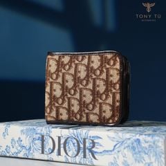 Ví ngắn Dior Oblique Trotter Bifold Wallet (Vintage 1980s) - TTA2831