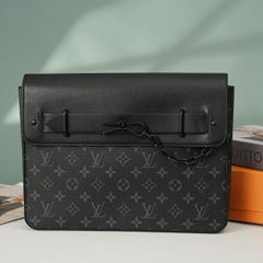 Túi tài liệu Louis Vuitton Pochette Virgil Abloh Steamer (Size 32) - TTA3842