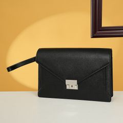 Clutch Burberry Saffiano Black Leather - TTA3920