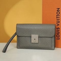 Clutch Louis Vuitton Neo Balaia Wrist (Màu xám) - TTA3922