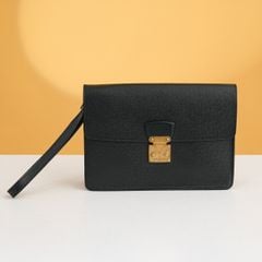 Clutch Louis Vuitton Pochette Kourad Taiga Leather - TTA3995