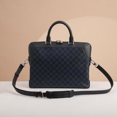 Túi Tài Liệu Louis Vuitton Oliver Damier Cobalt Size 35 - TTA4013