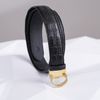 Thắt lưng C de Cartier Black Crododile Belt size 100 - TTA4081