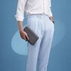 Clutch/ Ví Zippy XL Louis Vuitton Zippy XL Taiga Glacier - TTA4098