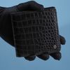 Ví ngắn Cartier Black Crocodile - TTA4092