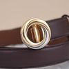 Thắt lưng Cartier Trinity Brown Leather Size 100 - TTA4198