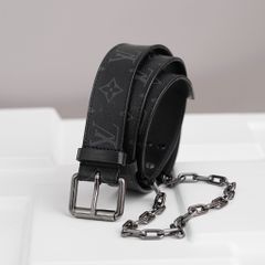 Thắt lưng Louis Vuitton Monogram Eclipse Signature Chain size 85 - TTA4241
