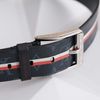 Thắt lưng Louis Vuitton Navy Blue Monogram Canvas Triped Size 85 - TTA4349