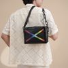 Túi đeo Louis Vuitton Taiga Rainbow Soft Trunk size 25
