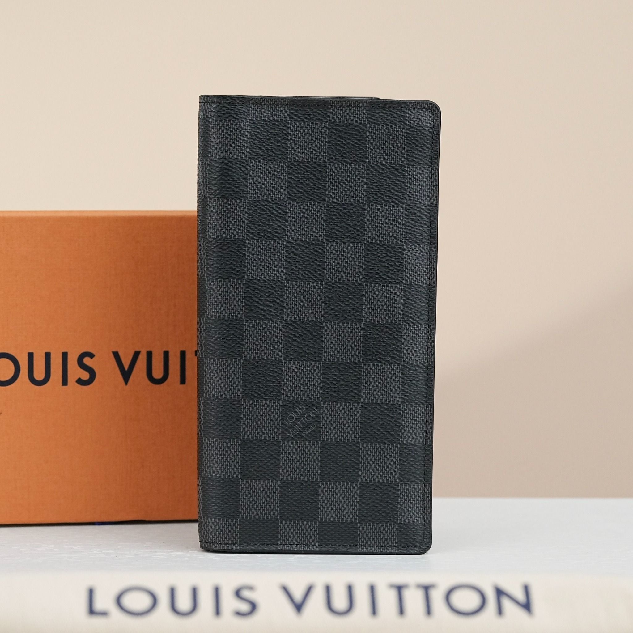 Ví dài Louis Vuitton Brazza Damier Graphite - TTA4398