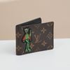 Ví ngắn Louis Vuitton Monogram Embroidered Cartoon LV Animal Friend Slender