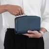 Clutch/ Ví Zippy XL Louis Vuitton Navy Blue Taiga