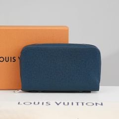 Clutch/ Ví Zippy XL Louis Vuitton Navy Blue Taiga
