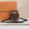 Túi đeo chéo Louis Vuitton x Nigo Amazone Damier Ebene Giant Brown - TTA4400
