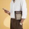 Clutch Burberry Brown Plaid Nova Check - TTA4486