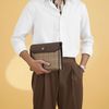Clutch Burberry Brown Plaid Nova Check - TTA4486