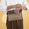 Clutch Burberry Brown Plaid Nova Check - TTA4486