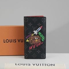 Ví dài Louis Vuitton Monogram Eclipse Space Age Brazza