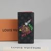 Ví dài Louis Vuitton Monogram Eclipse Space Age Brazza