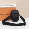 Túi đeo Louis Vuitton Monogram Shadow Double Phone size 19 - TTA4373