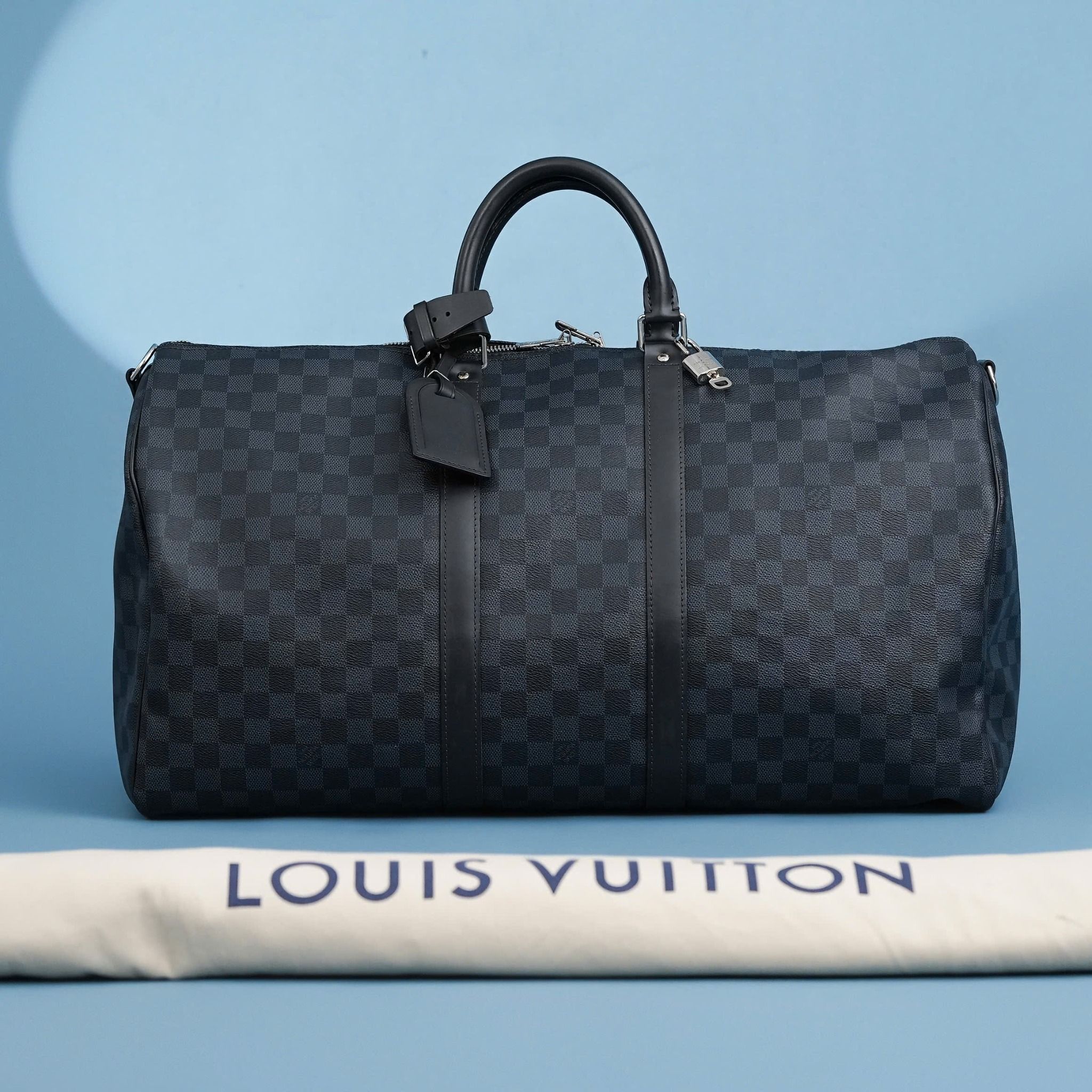 Keepall 55 Graphite Túi Du Lịch Louis Vuitton Keepall Bandoulière Damier  Graphite Size 55 TTA4448