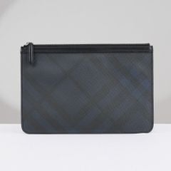 Clutch Burberry Nova Check Canvas Black