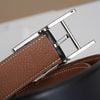 Thắt lưng Hermès Square J Stamp Quentin Reversible size 85 - TTA4549