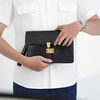 Clutch Cartier Black Crocodile Leather - TTA4602