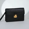 Clutch Cartier Black Crocodile Leather - TTA4602