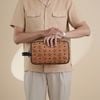 Clutch MCM Cognac Wash Bag size 29 - TTA4606