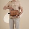 Clutch MCM Cognac Wash Bag size 29 - TTA4606