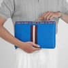 Túi tài liệu Bally Switzerland Light Blue Stripe size 32 - TTA3822