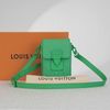 Túi đeo chéo Louis Vuitton S-Lock Vertical Green Monogram Shadow Taurillon - TTA4629