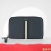 Ví Zippy Bally Switzerland Stripe Navy Blue Cowhide - TTA3674