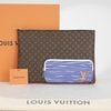 Túi tài liệu/Pochette Louis Vuitton Patchwork Multipocket Monogram Ebene Size 35