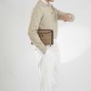 Clutch Burberry Brown Plaid Nova Check Canvas - TTA4734