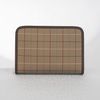 Clutch Burberry Brown Plaid Nova Check Canvas - TTA4734