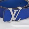 Thắt lưng Louis Vuitton Initiales Blue Taurillon size 90