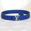 Thắt lưng Louis Vuitton Initiales Blue Taurillon size 90