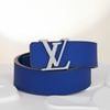 Thắt lưng Louis Vuitton Initiales Blue Taurillon size 90