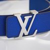 Thắt lưng Louis Vuitton Initiales Blue Taurillon size 90