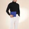 Clutch Zippy Hermès Globetrotter Agenda Lapis Bleu Togo - TTA4821