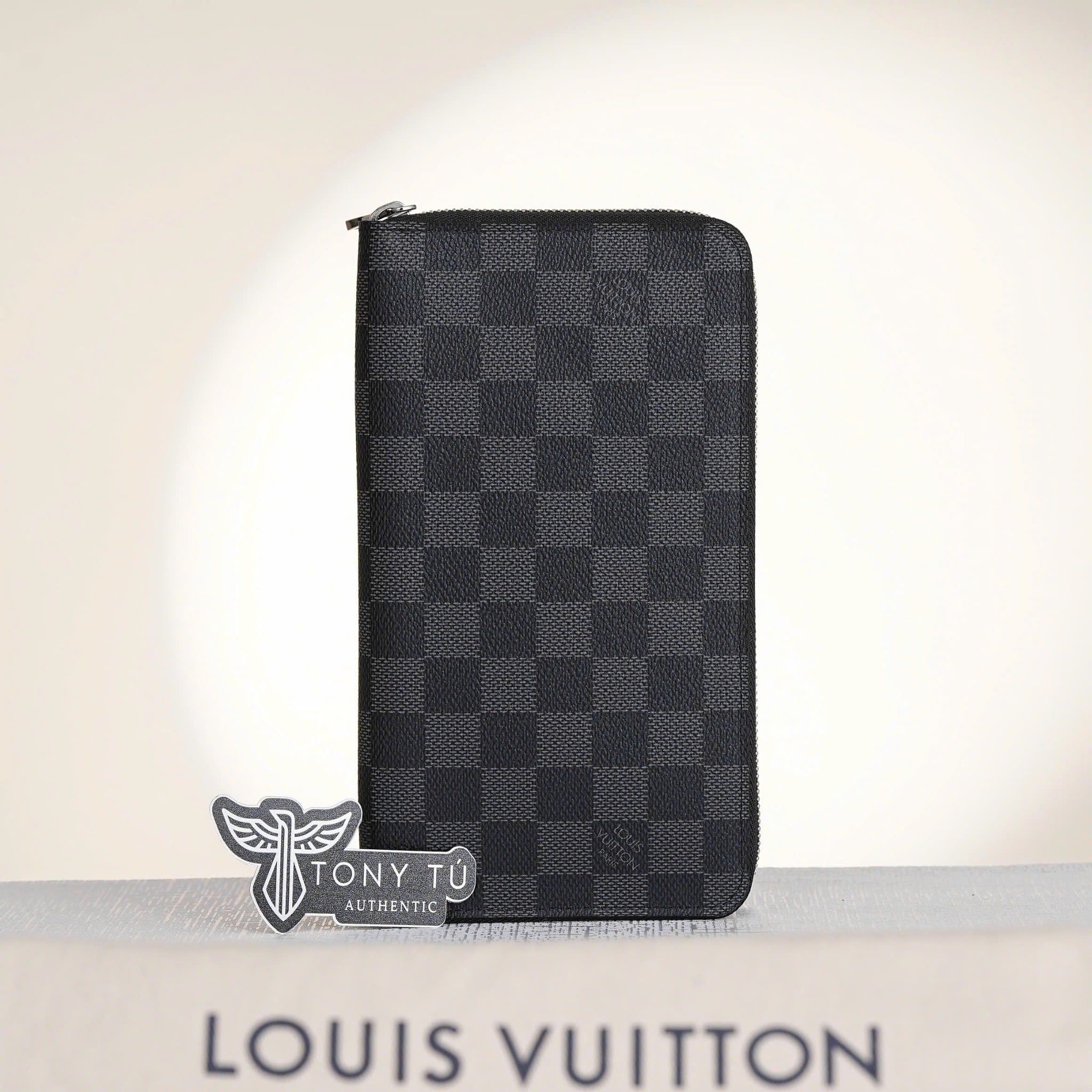 Ví dài Zippy Louis Vuitton Damier Graphite