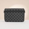 Túi đeo chéo Louis Vuitton Studio Messenger Onyx Damier Infini (New SS) size 23